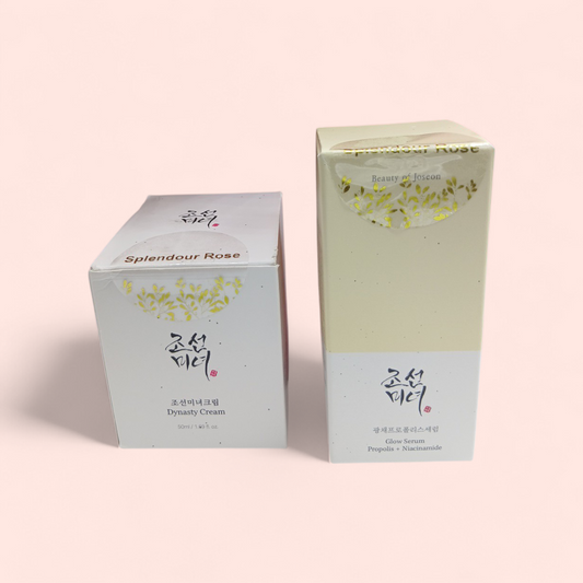 Beauty of Joseon Silky Radiant Glow Package. Dynasty Cream 50ml and Glow Serum Propolis &Niacinamide 30ml.