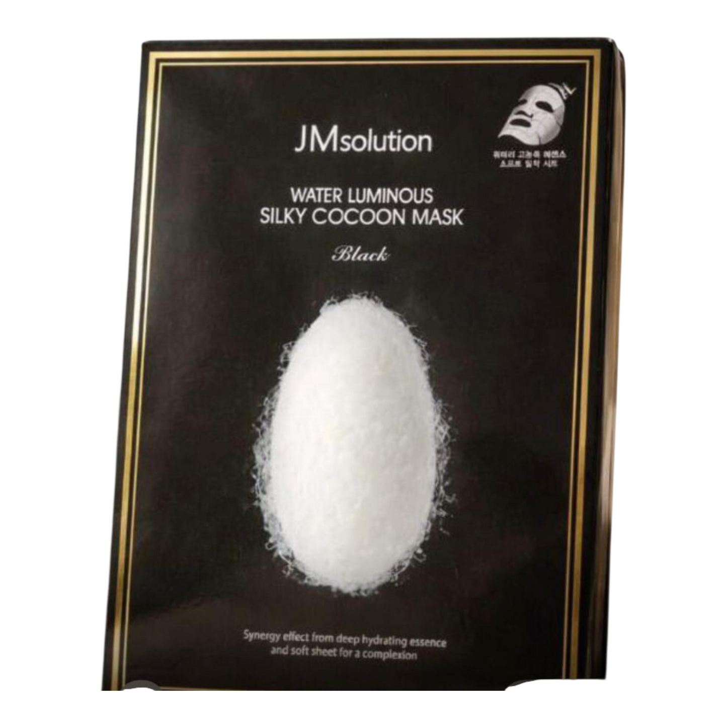 JMsolution Water Luminuous Silky Cocoon Black Mask