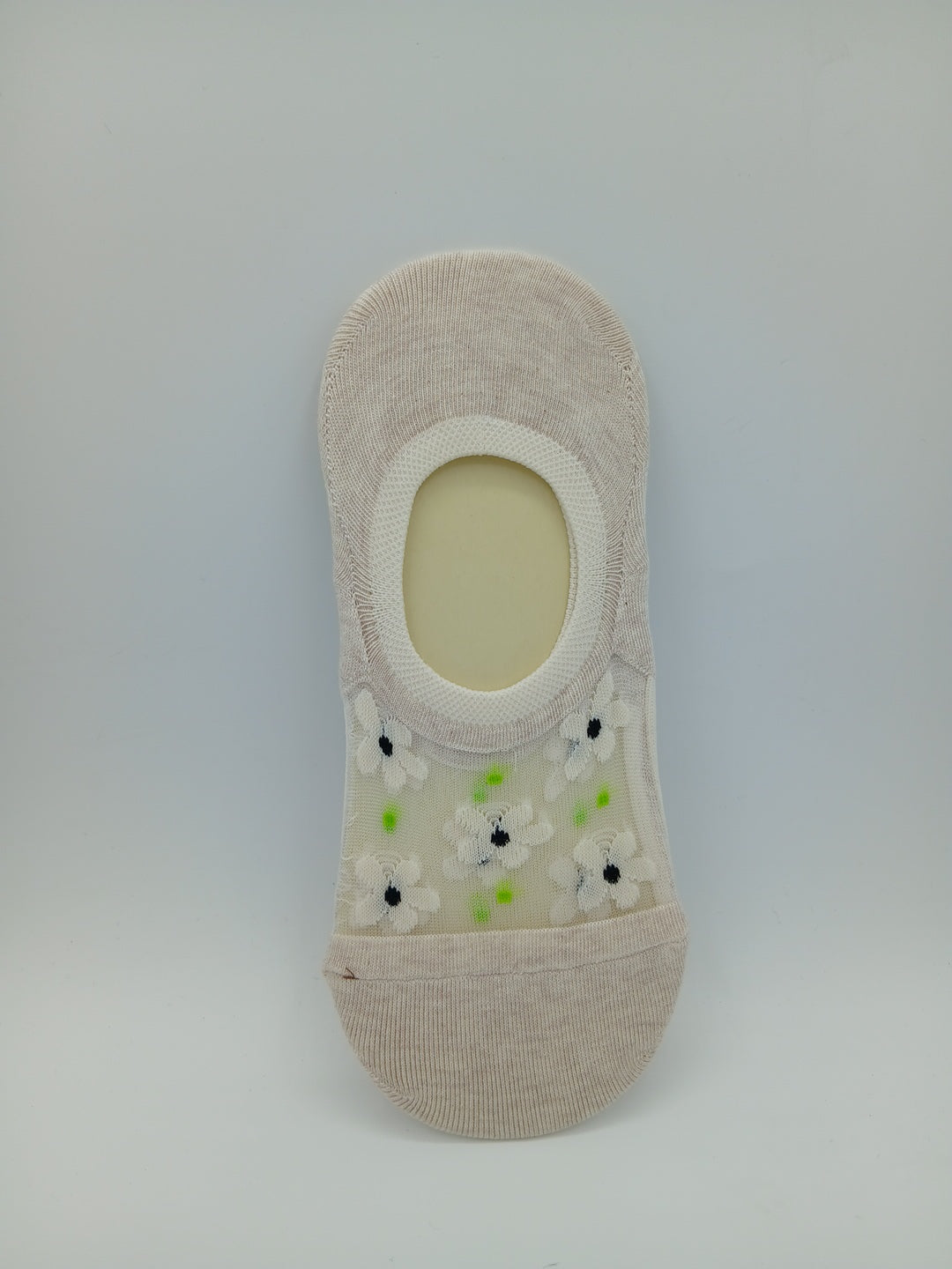 Set of 2 floral no-show footie socks