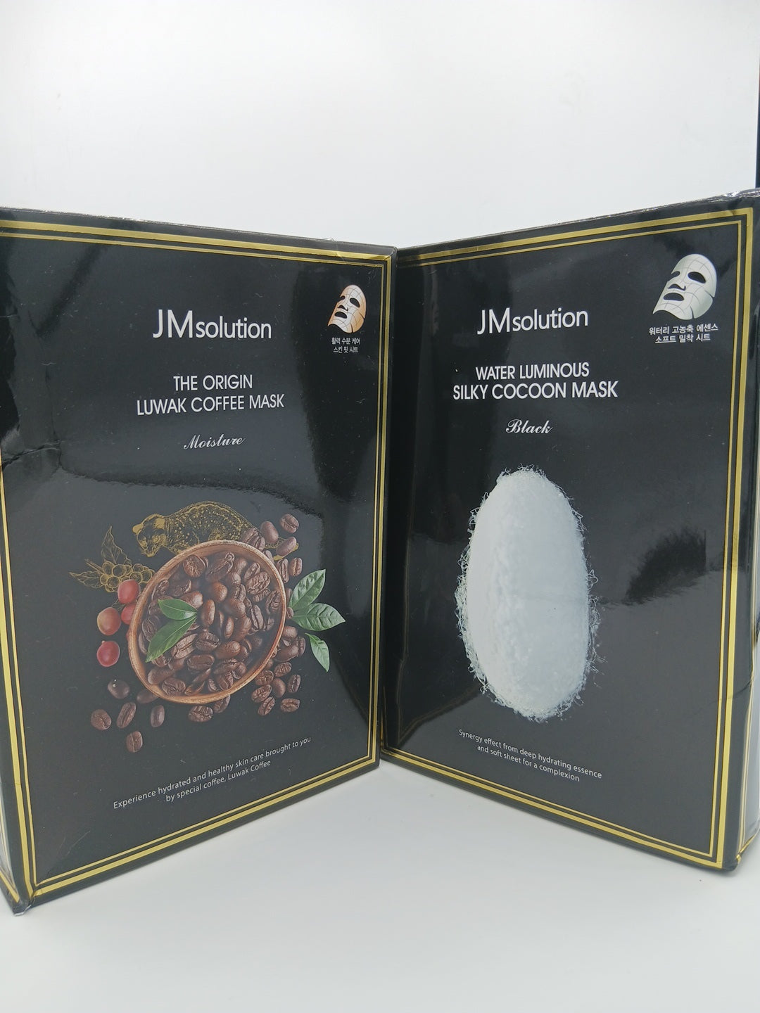 JMsolution Water Luminuous Silky Cocoon Black Mask