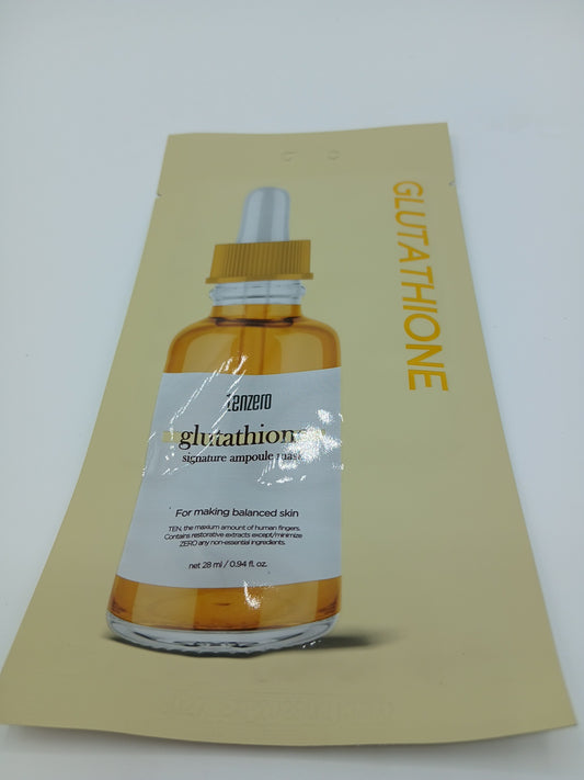 Glutathione ampoule sheet mask