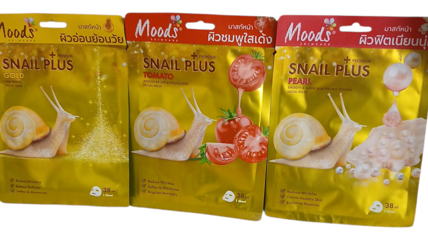 Moods Snail Plus Tomato Sheet Face Mask
