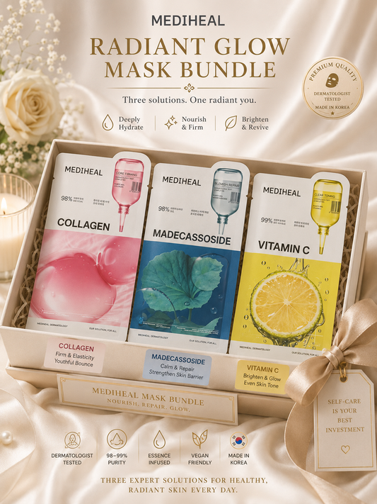 Mediheal Radiant Glow Mask Bundle x 3 Sheet masks