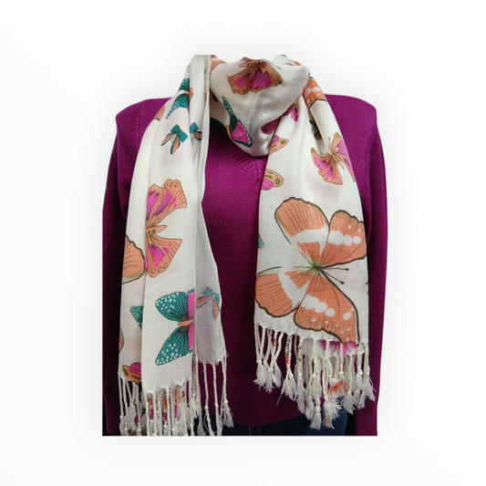 Butterfly scarf
