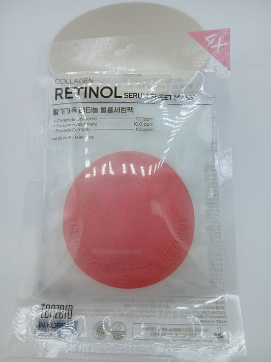 Retinol collagen sheet mask