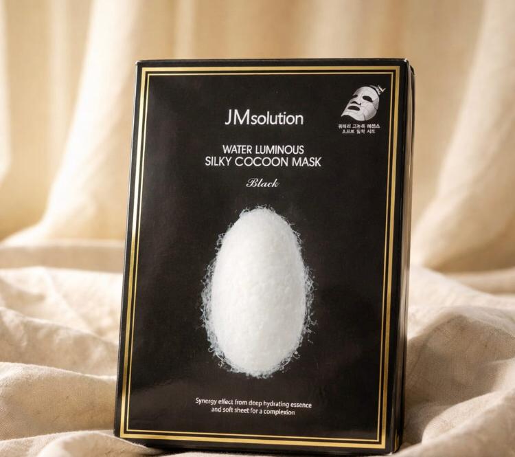 JMsolution Water Luminuous Silky Cocoon Black Mask