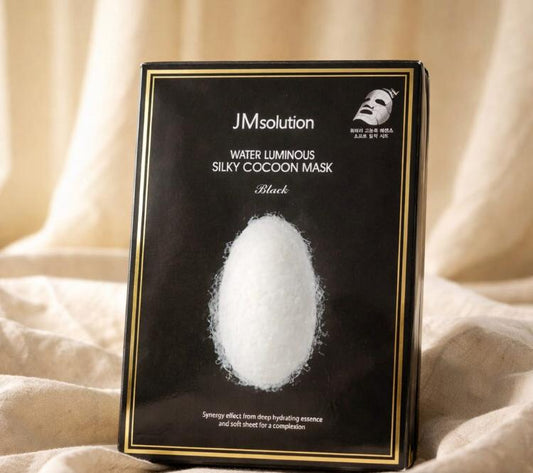 JMsolution Water Luminuous Silky Cocoon Black Mask