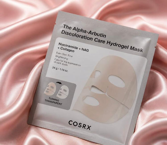 COSRX Alpha-Arbutin Discoloration Care Hydrogel single sheet Mask