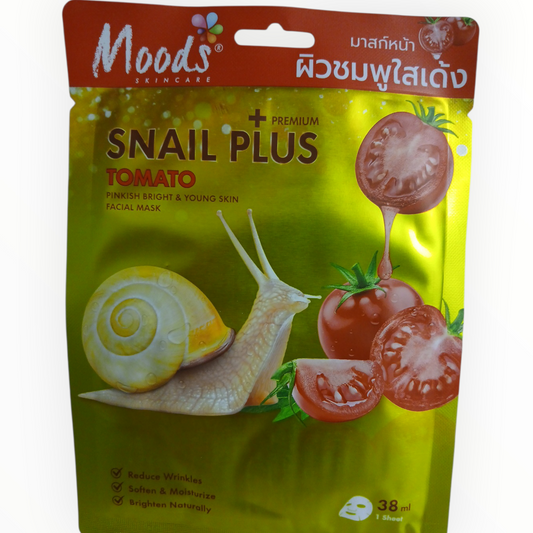 Moods Snail Plus Tomato Sheet Face Mask