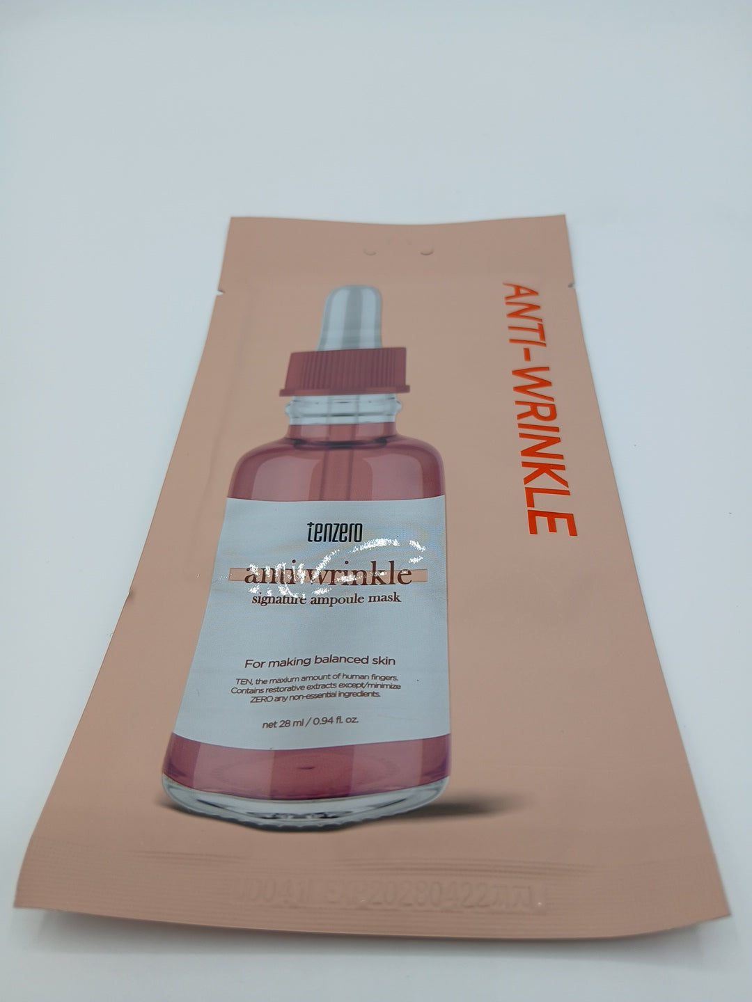 TENZERO Anti-Wrinkle Ampoule Mask