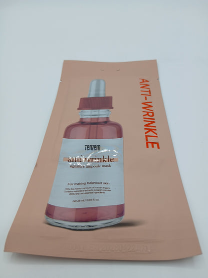 TENZERO Anti-Wrinkle Ampoule Mask