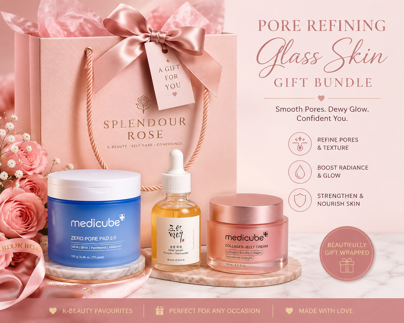 PORE REFINING GLASS SKIN GIFT BUNDLE