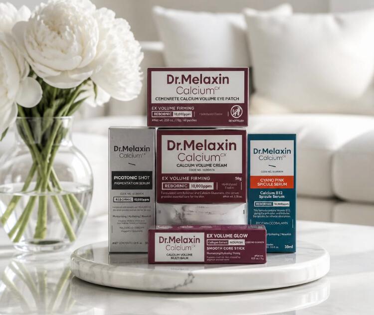 Dr Melaxin Calcium anti-aging boost wellness journey set. Includes 5 products.
