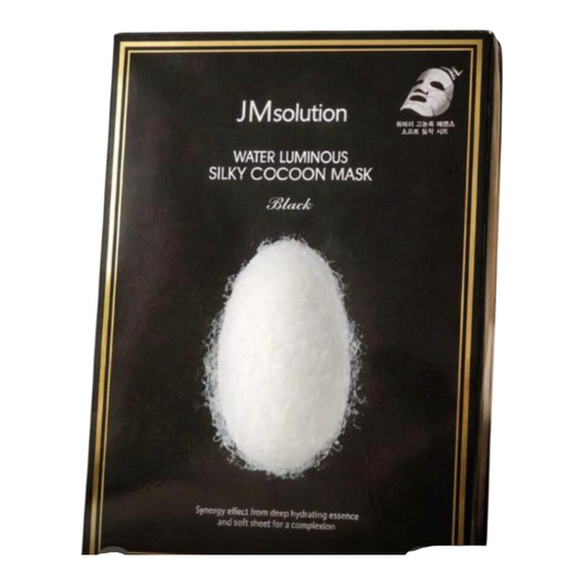 JMsolution Water Luminuous Silky Cocoon Black Mask
