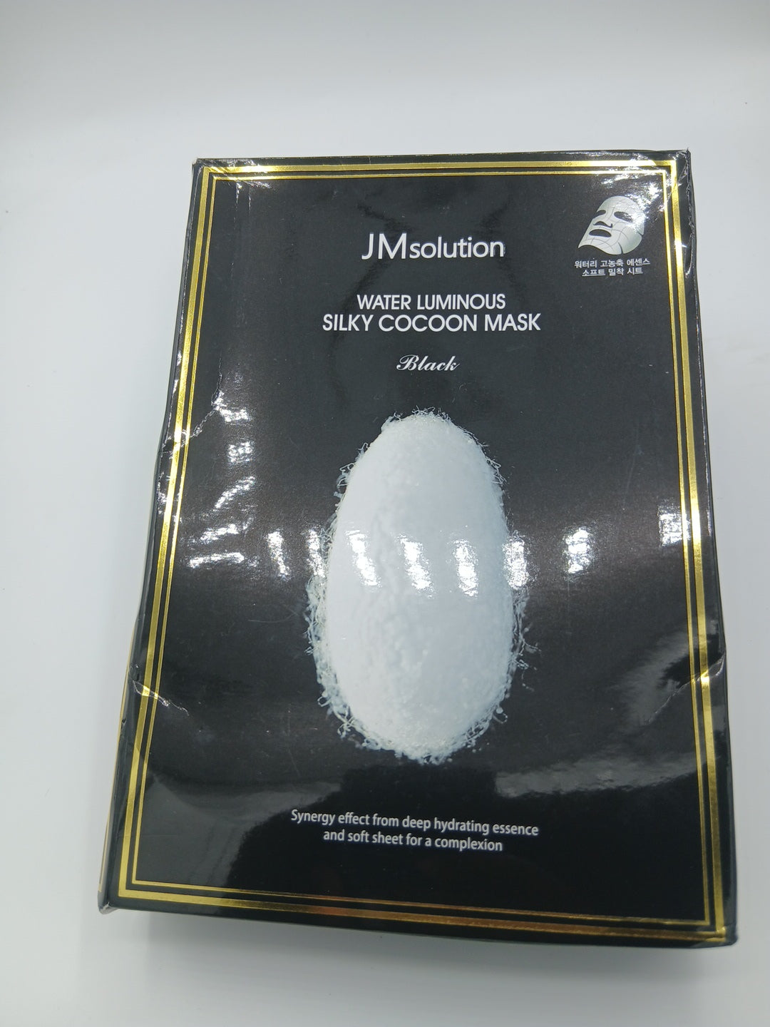 JMsolution Water Luminuous Silky Cocoon Black Mask