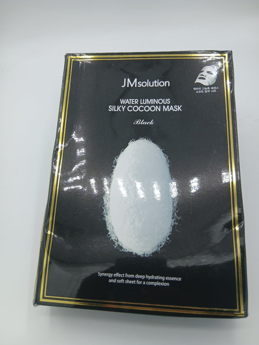 JMsolution Water Luminuous Silky Cocoon Black Mask