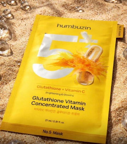 Numbuzin No. 5+ Vitamin Spotlight (Glutathione Vitamin) Sheet Mask