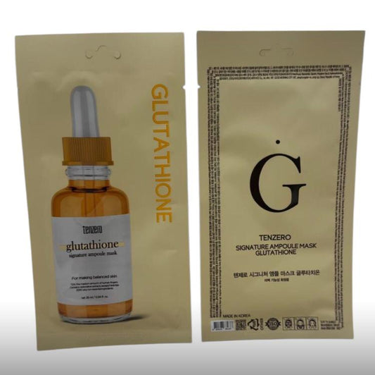 Tenzero Glutathione ampoule sheet mask